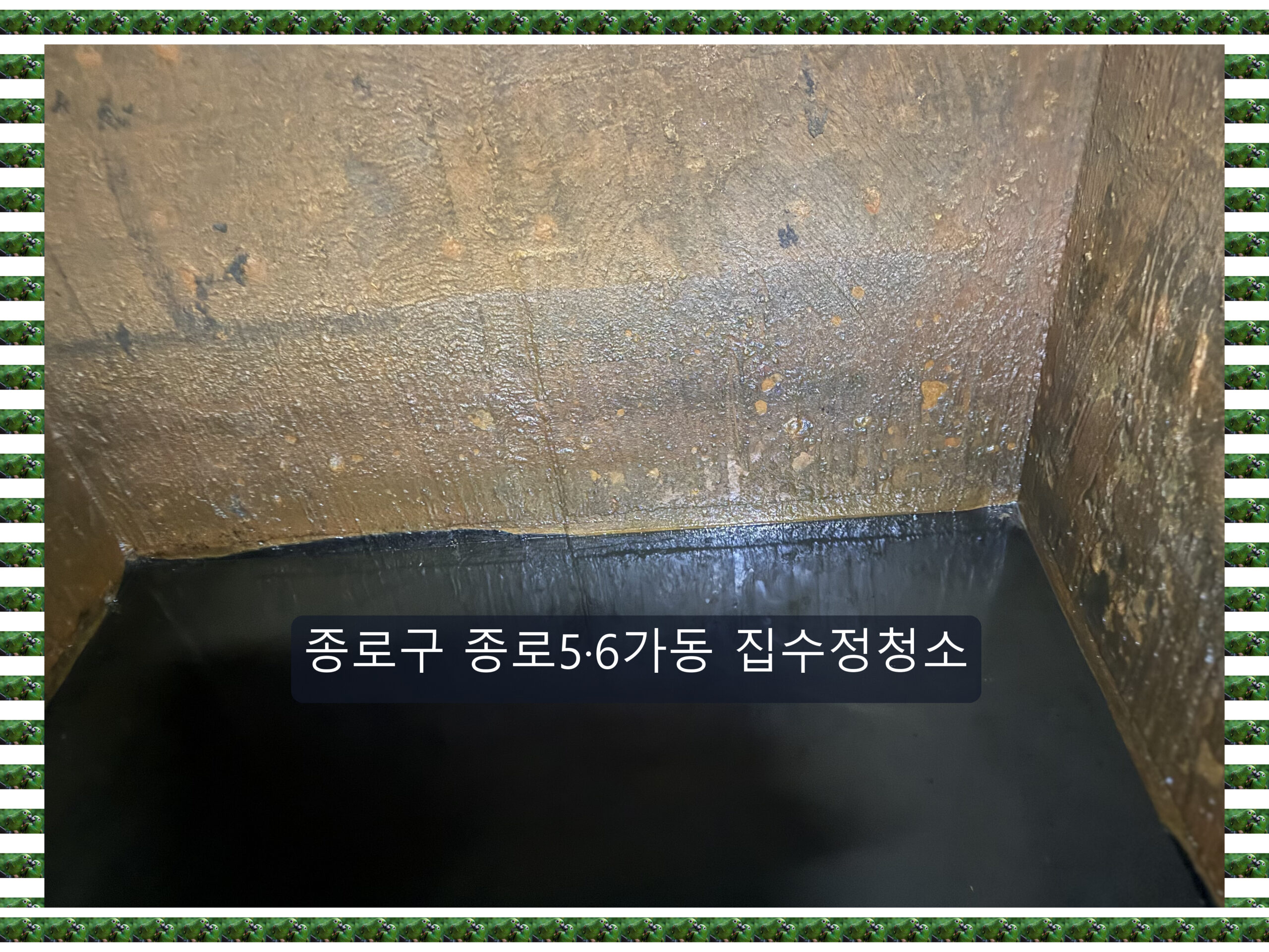 종로구종로5·6가동집수정청소 | 바닥 침전물 제거와 펌프 점검